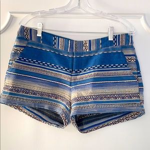 Joie embroidered stripe shorts